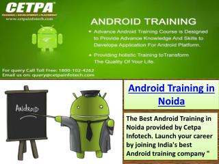 Android Training in Noida