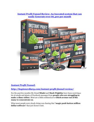 Instant Profit Funnel Review demo - $22,700 bonus