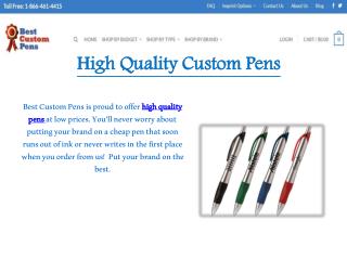Best Custom Promotional Pens