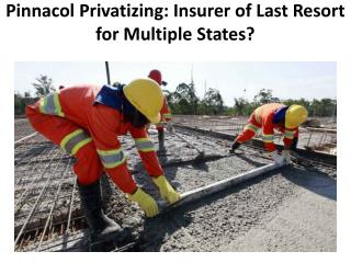 Pinnacol Privatizing Insurer Of last Resort For Multiple States