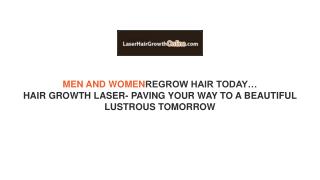 Laser therapy for hair loss