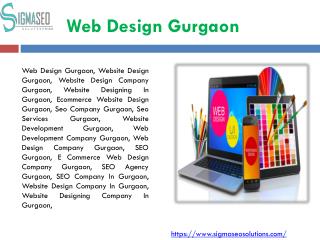 Website Design Company In Gurgaon, Delhi| Sigma Seo Solutions