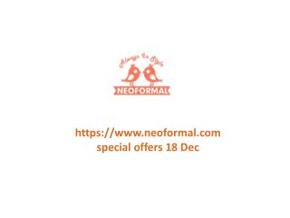 www.neoformal.com special offers 18 Dec