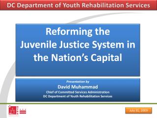 DC Department of Youth Rehabilitation Services