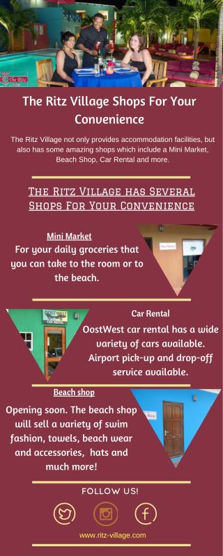 The Ritz Village | Shops for your Convenience