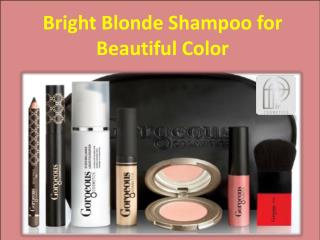 Bright Blonde Shampoo for Beautiful Color