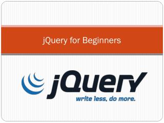 jQuery For Beginners