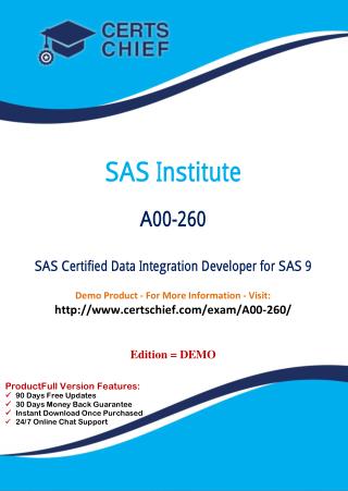 A00-260 Certification Practice Test