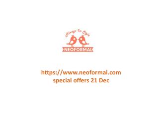 www.neoformal.com special offers 21 Dec