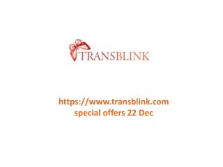 www.transblink.com special offers 22 Dec