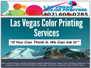 Choose Las Vegas Printers for the Best Results