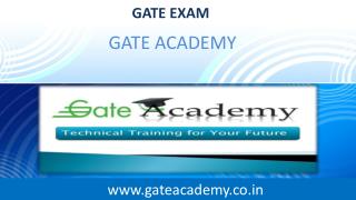 GATE Preparation App