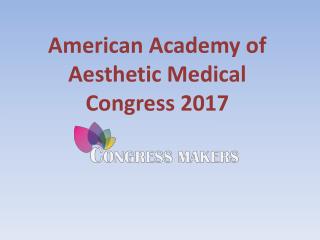 Reserve Online Your Hotel On AAAMED 2017 Conference