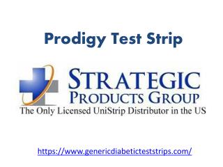 Genericdiabeticteststrips-Prodigy Test Strip
