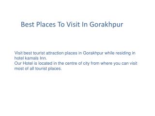 Best Places To Visit In Gorakhpur