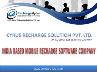 B2C Mobile Recharge Software