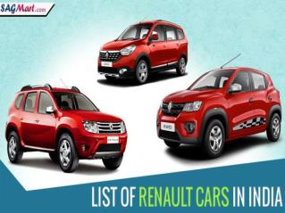 List of Renault Cars in India