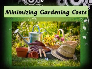 Minimizing Gardening Costs