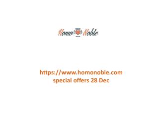 www.homonoble.com special offers 28 Dec