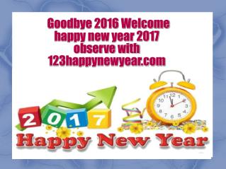 Celebrate New Year 2017