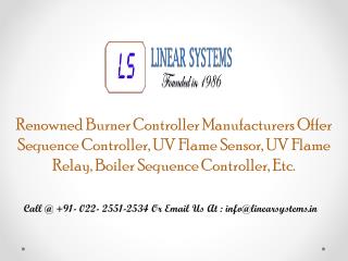 Sequence Controller Manufacturers