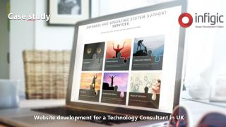 Website development for a Technology Consultant in UK