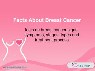 Facts about breast cancer