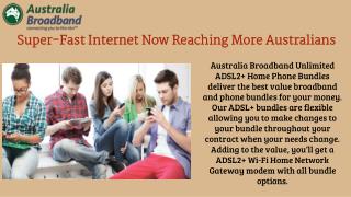 Super-Fast Internet Now Reaching More Australians