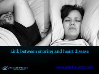 What is the link between snoring and heart disease