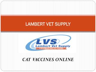 Cat Vaccines Online
