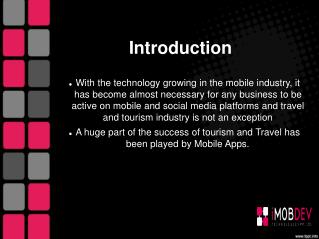 How Mobile App helps for Travel and Tourism Industry?