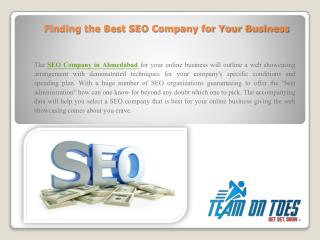 Finding the Best SEO Company for Your Business