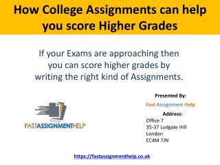How college assignments can help you score Higher Grades