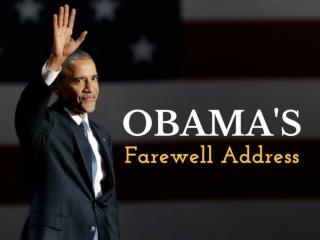 Obama's farewell address
