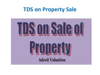 Pay TDS Online for Sale of Property