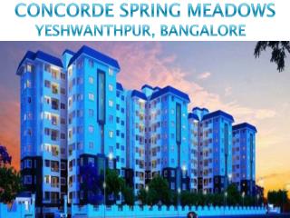 Call: ( 91) 9953 5928 48 and Buy Concorde Spring Meadows, Bangalore
