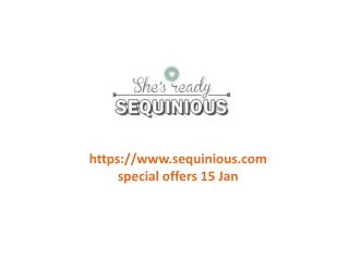 www.sequinious.com special offers 15 Jan