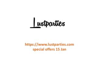 www.lustparties.com special offers 15 Jan