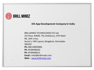 iOS App Development Company In India