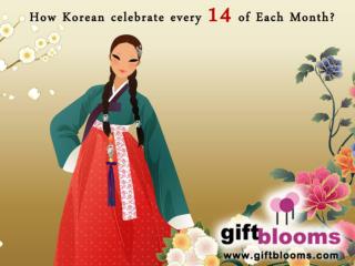How Korean Celebrate Every 14 of Each Month?