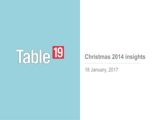 Table19 Christmas Insights