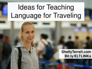 Teaching English for Traveling