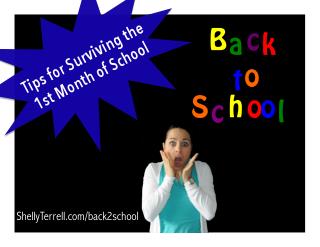 Survival Tips for the 1st Month of School: 10 Tips & Resources