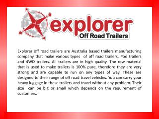 Off road trailers for sales