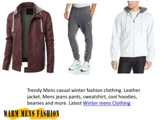 Mеnѕ Casual Wintеr Fаѕhiоn - Warm Mens Fashion: