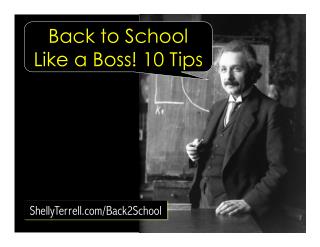 Back to School Like a Boss! 10 Tips