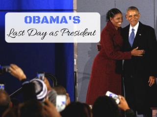 Obama's last day as president