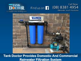 Tank Doctor Provides Domestic And Commercial Rainwater Filtration System