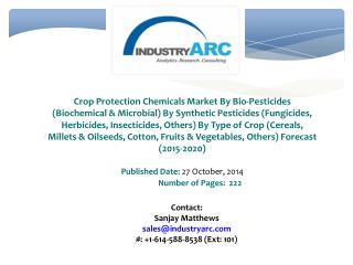 Crop Protection Chemicals Market Nurtured By Awareness Of Advantages Of Modern Agricultural Practices
