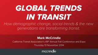California transit association keynote slideshare 13 november 2014